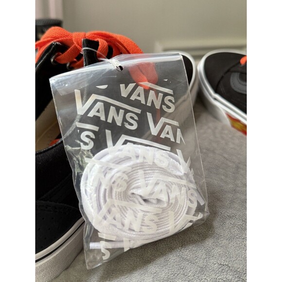 VANS X Old Skool Flame Cut Out Custom Rare 10.5 flames. Halloween. Sk8 shoes main image 11